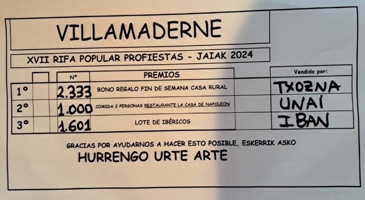 2024 sorteo